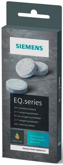 סימנס EQ טבליות לניקוי שומן למכונות קפה