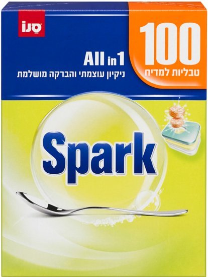טבליות למדיח סנו ספארק – 100 טבליות