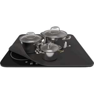 כיסוי מגן לכיריים אינדוקציה Fennoma שחור לבשל באהבה