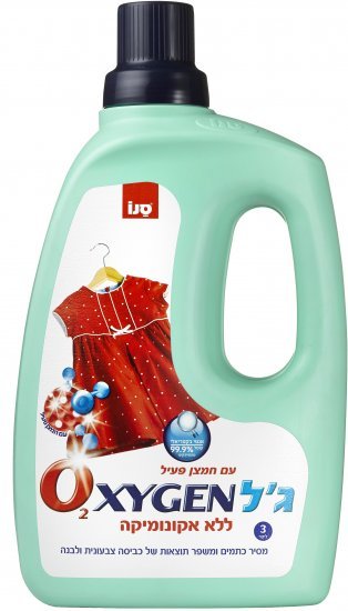 ג׳ל מסיר כתמים אוקסיג׳ן סנו – 3 ליטר