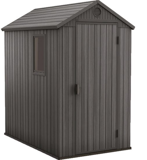 מחסן גינה כתר DARWIN 4x6 אפור