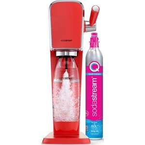 מכשיר סודה + מיכל גז Sodastream ART אדום