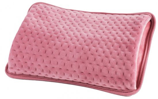 כרית חימום נטענת ומתחממת בצבע ורוד