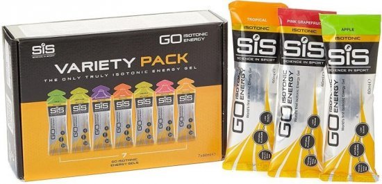 מארז ג׳לי אנרגיה איזוטוניים SiS גו – 7 יחידות 60 מ״ל