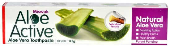 משחת שיניים מיסוואק ללא פלואוריד אלו אקטיב – 100 מ״ל