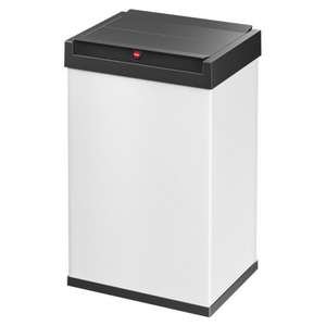 פח אשפה מלבני 35 ליטר Hailo BigBox L לבן