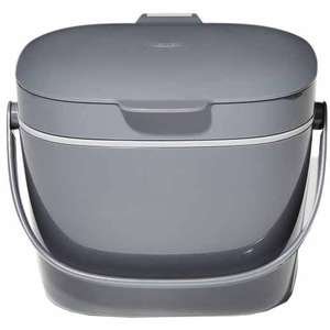 פח קומפוסט גדול 6.6 ליטר OXO EasyClean אפור