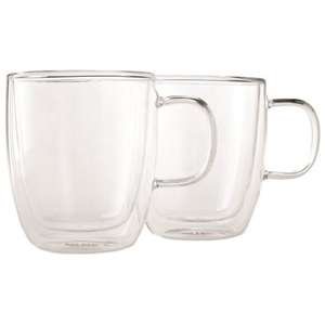 סט 2 כוסות זכוכית כפולה 350 מ״ל Soltam