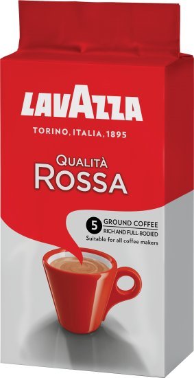 לבאצה קוואליטה רוסה קפה טחון חוזק 5 250 גרם