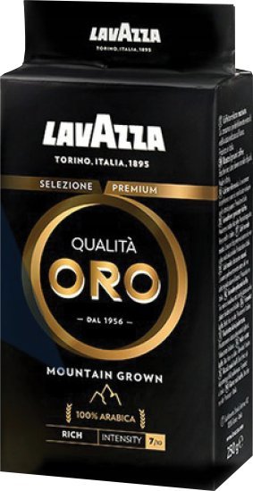 לבאצה קוואליטה אורו בלאק קפה טחון 250 גרם