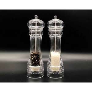 זוג מטחנות מלח/פלפל אקריליק Soltam Large