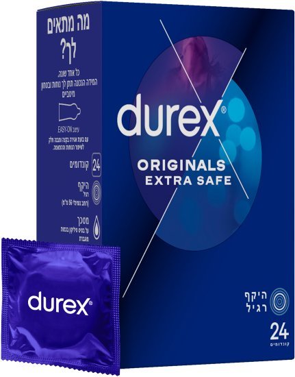קונדומים אקסטרה סייף דורקס – 24 יחידות