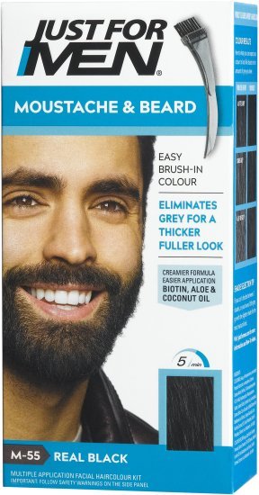 ג׳ל לצביעת זקן בגוון שחור Just For Men M-55