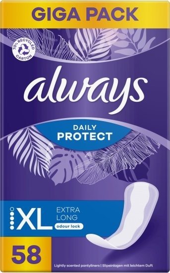 מגני תחתון אולווייז דיילי פרוטקט – 58 יחידות