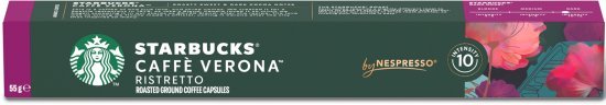 סטארבקס קפה ורונה קפסולות קלייה כהה 120 יחידות