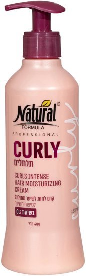 קרם לחות לשיער מתולתל בשיטת CG נטורל פורמולה – 400 מ״ל