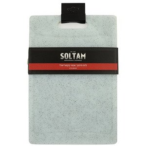 קרש חיתוך 25×19 ס"מ ANTI-SLIP Soltam לבן