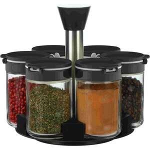 קרוסלת תבלינים 6 צנצנות 200 מ"ל Soltam