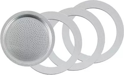 פצטי סט 3 גומיות ופילטר למקינטה 6 כוסות