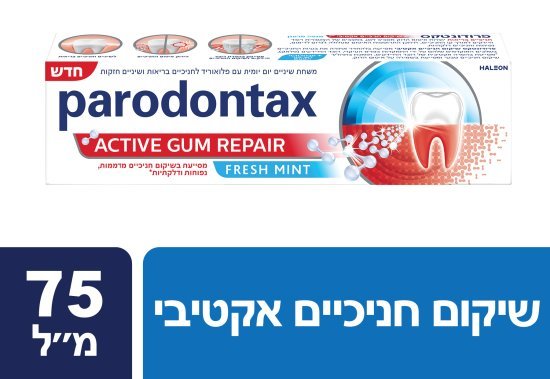 משחת שיניים לשיקום חניכיים אקטיבי פרודונטקס – 75 מ״ל