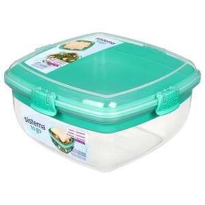 קופסת סלט 1.63 ליטר Salad Max Sistema מנטה