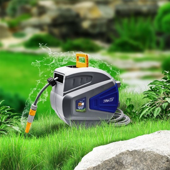 גלגלת השקיה אוטומטית 25 מטר Klips