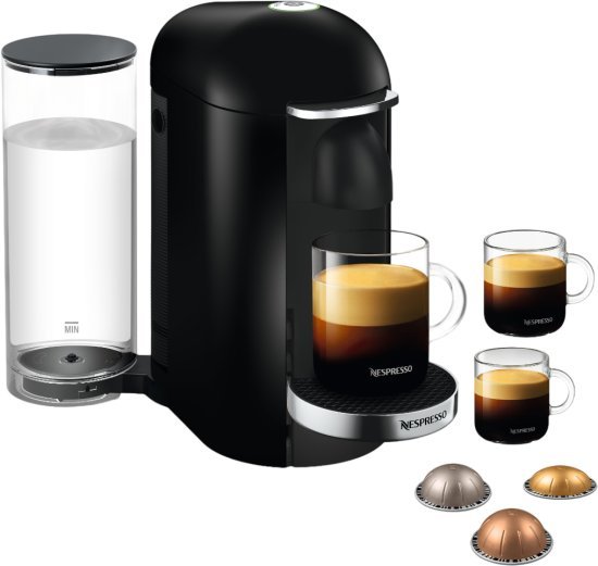 מכונת קפה Nespresso Vertuo Plus – שחור