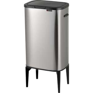 פח אשפה 53 ליטר Calabria Buona Casa כסוף מטאלי