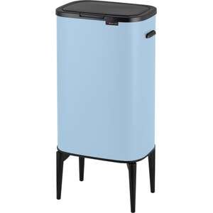 פח אשפה 53 ליטר Calabria Buona Casa תכלת רטרו