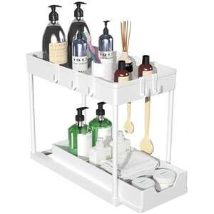 ארגונית מתחת לכיור HomeSet לבן