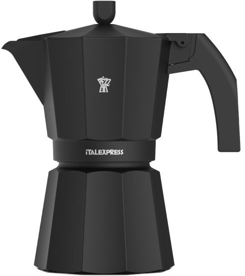 פצטי איטל אקספרס מקינטה אלומיניום 6 כוסות שחור