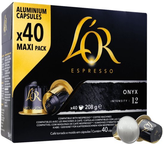 לור אוניקס אספרסו קפסולות אלומיניום 40 יחידות