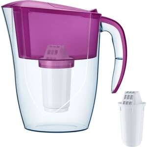 קנקן מים 2.9 ליטר Smile + סנן A5 Mg AQUAPHOR צבע רקפת