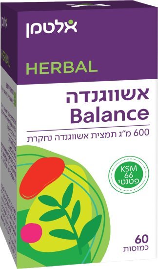 אשווגנדה באלאנס אלטמן – 60 כמוסות