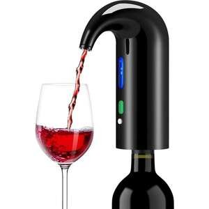 מוזג יין חשמלי נטען שחור