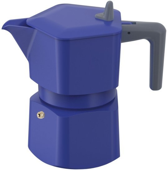 Pezzetti PENTAEXPRESS מקינטה אלומיניום 3 כוסות כחול