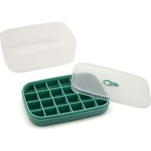 מגש 24 קוביות קרח + קופסת אחסון 1 ליטר Soltam