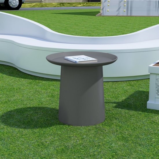 שולחן קפה עגול Gvarni StarShop אפור