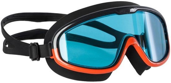 משקפת מסיכת שחייה MAD WAVE Target שחור/כתום