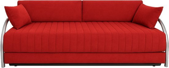 ספת נוער נפתחת למיטה זוגית מבית קינג קומפורט – צבע אדום עם ארגז מצעים