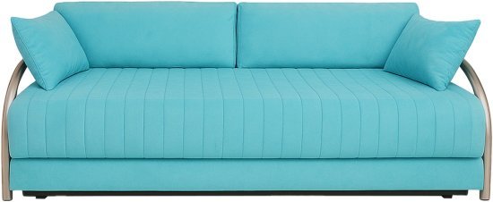 ספת נוער נפתחת למיטה זוגית מבית קינג קומפורט – צבע טורקיז עם ארגז מצעים