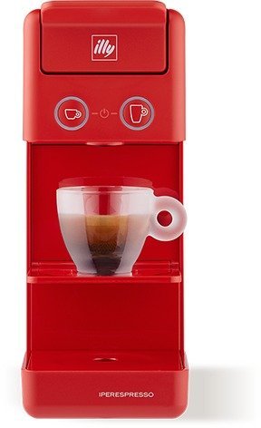 אילי Y3.3 איפר אספרסו מכונת קפה אדומה