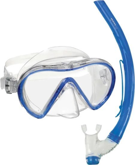 מסכת צלילה עם שנורקל Mares Stream כחול