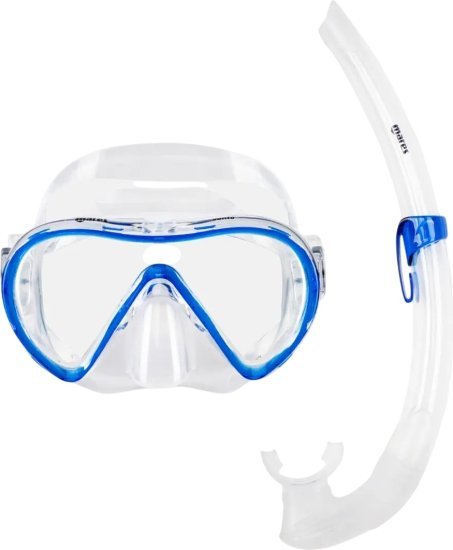 מסכת צלילה עם שנורקל Mares Vento כחול שקוף