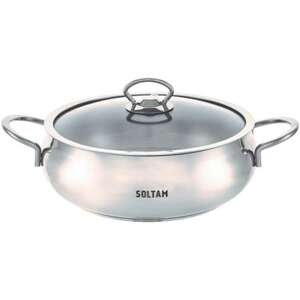 סיר סוטאז' נירוסטה 30 ס"מ 6.5 ל' Soltam Globe