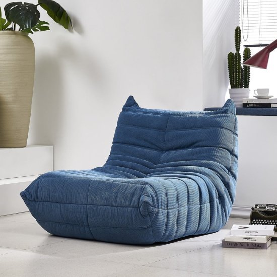 כורסת רביצה שזלונג דגם דייזי מבית ברדקס – צבע כחול