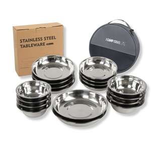 סט צלחות שטח 18 חלקים I-CAMP