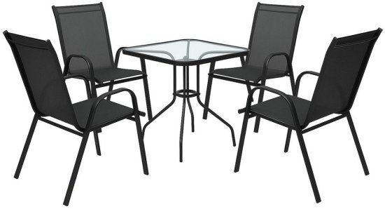 סט פינת אוכל דגם סול Playa שחור