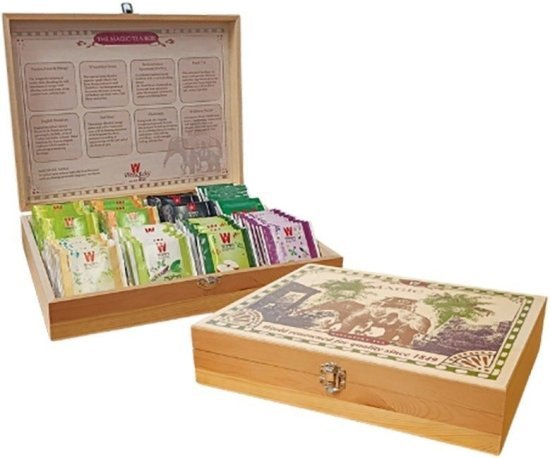 ויסוצקי תיבת עץ קסומה מארז תה וחליטות