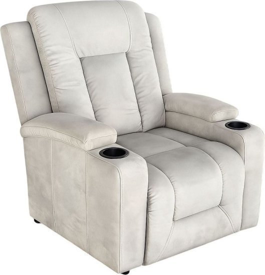 כורסת טלוויזיה מבד דגם סופט־נסט מבית קינג קומפורט – צבע אפור